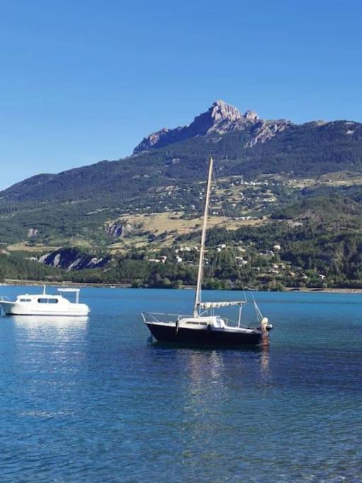 Duplex Cocooning Avec Vue Lac Et Montagnes Savines Εξωτερικό φωτογραφία