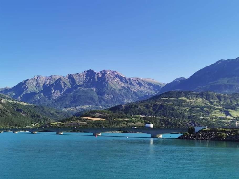 Duplex Cocooning Avec Vue Lac Et Montagnes Savines Εξωτερικό φωτογραφία